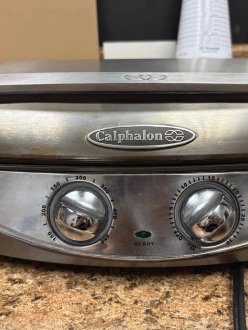 Calphalon 5 in 1 2 sided Plates nonstick grill Panini Press Tested
